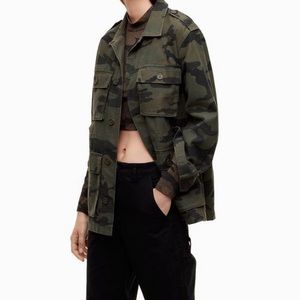 ARITZIA - TNA Molina Camo Olive Green Jacket
